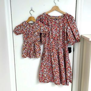 Old Navy matching Mommy & Me floral dresses